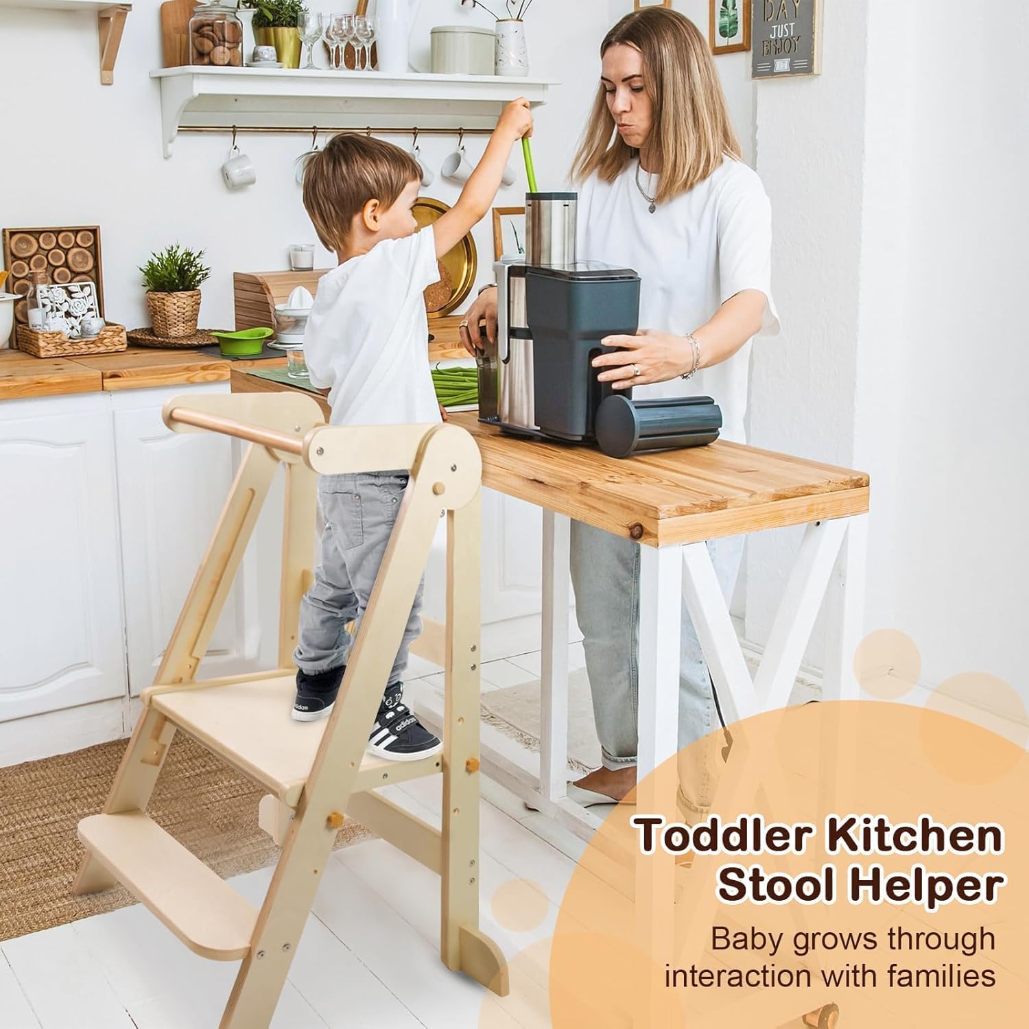 Foldable Toddler Kitchen Tower - Toddler Learning Tower ulasan dan harga