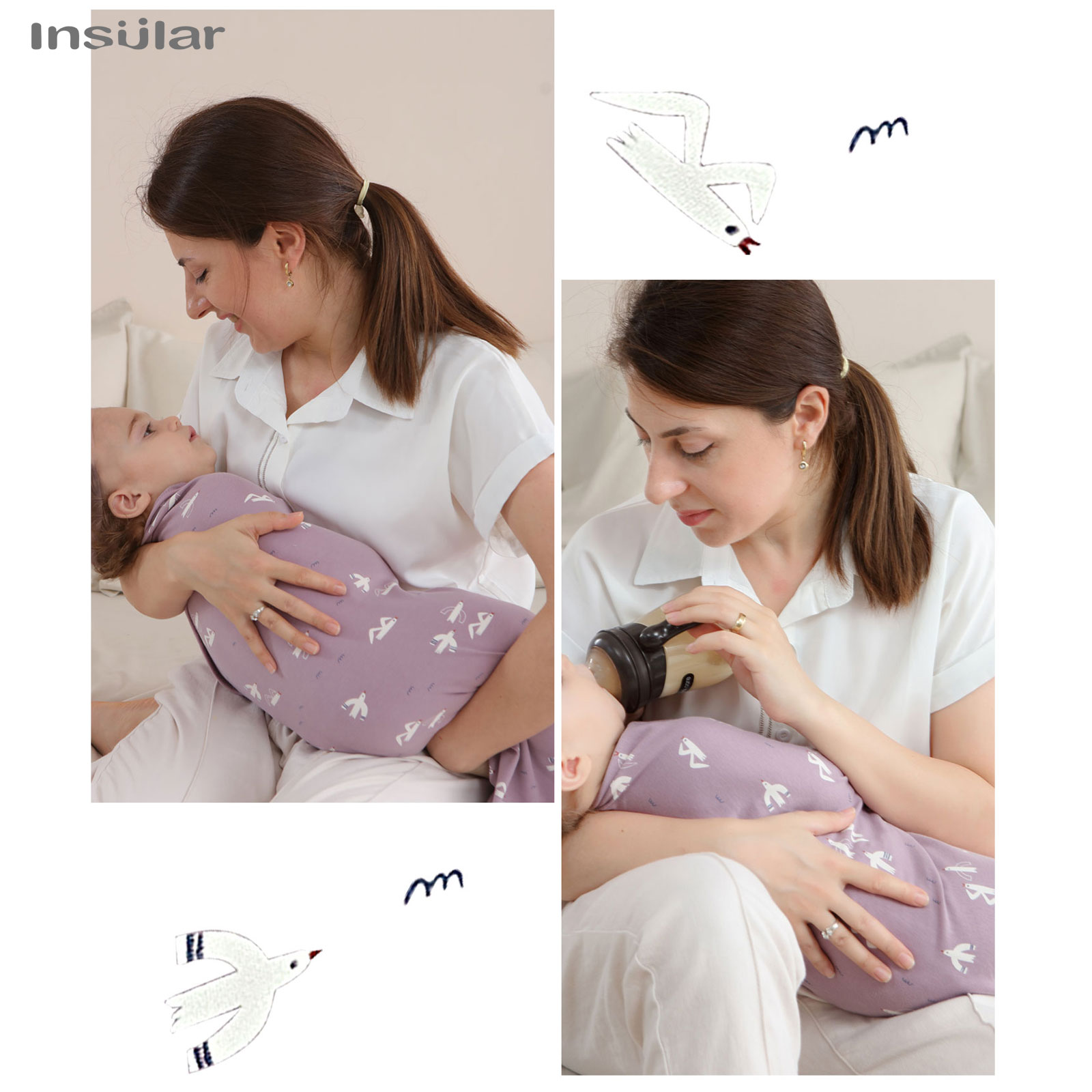 New Baby Newborn Swaddle Soft  - Baby Products For Newborn ulasan dan harga