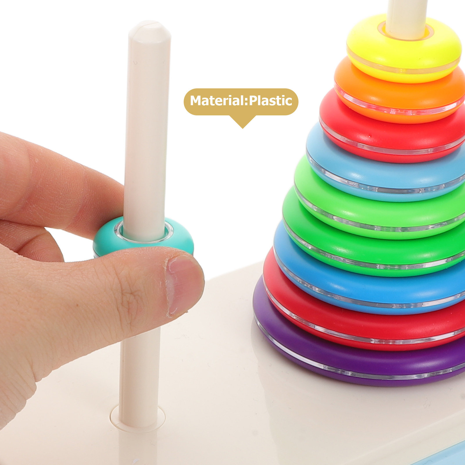Hanoi Tower Stacking Game for  - Toddler Learning Tower ulasan dan harga