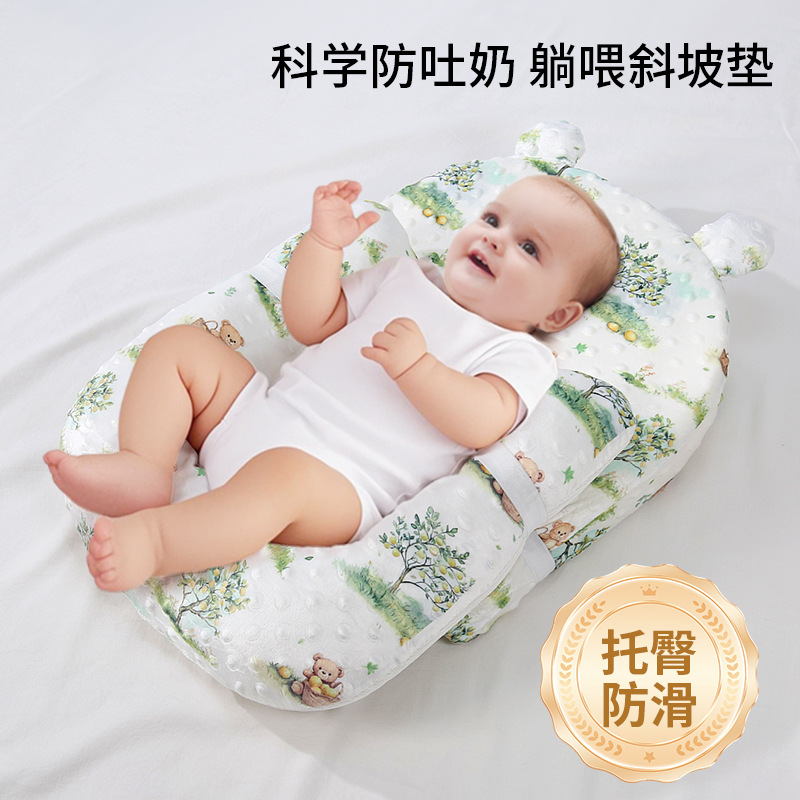 Baby Pillow Newborn Head Prote - Anti-Roll Baby Pillow ulasan dan harga