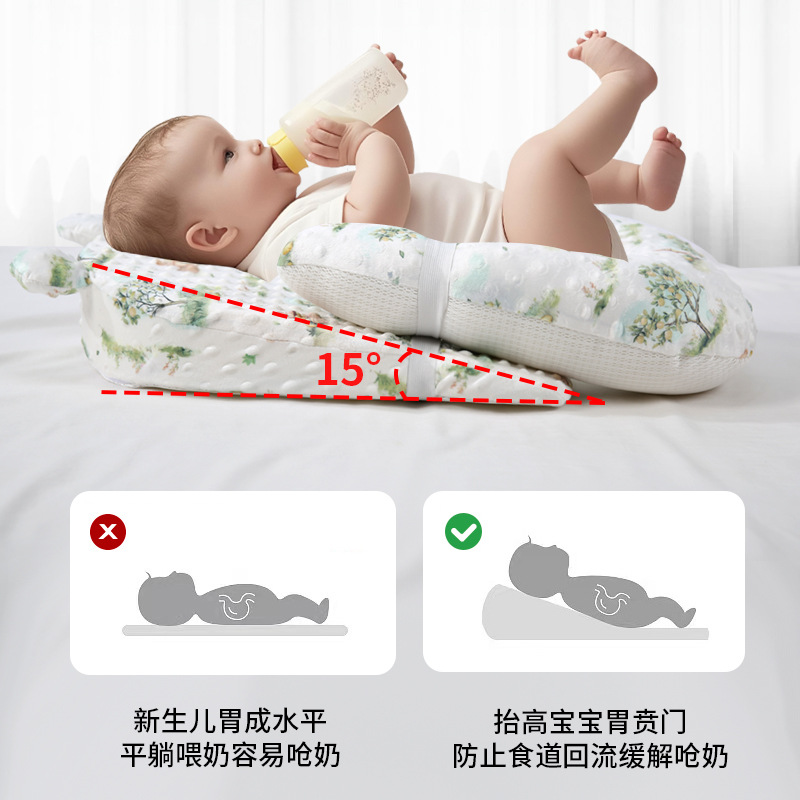 Baby Pillow Newborn Head Prote - Anti-Roll Baby Pillow ulasan dan harga