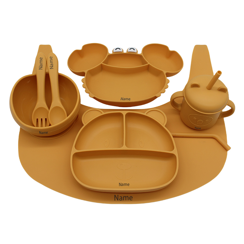 Free Name Printing Children's  - Baby Led Weaning Set ulasan dan harga