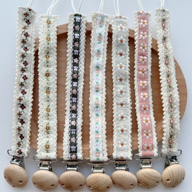 Lace Pacifier Clip Chain for N - Baby Products For Newborn ulasan dan harga